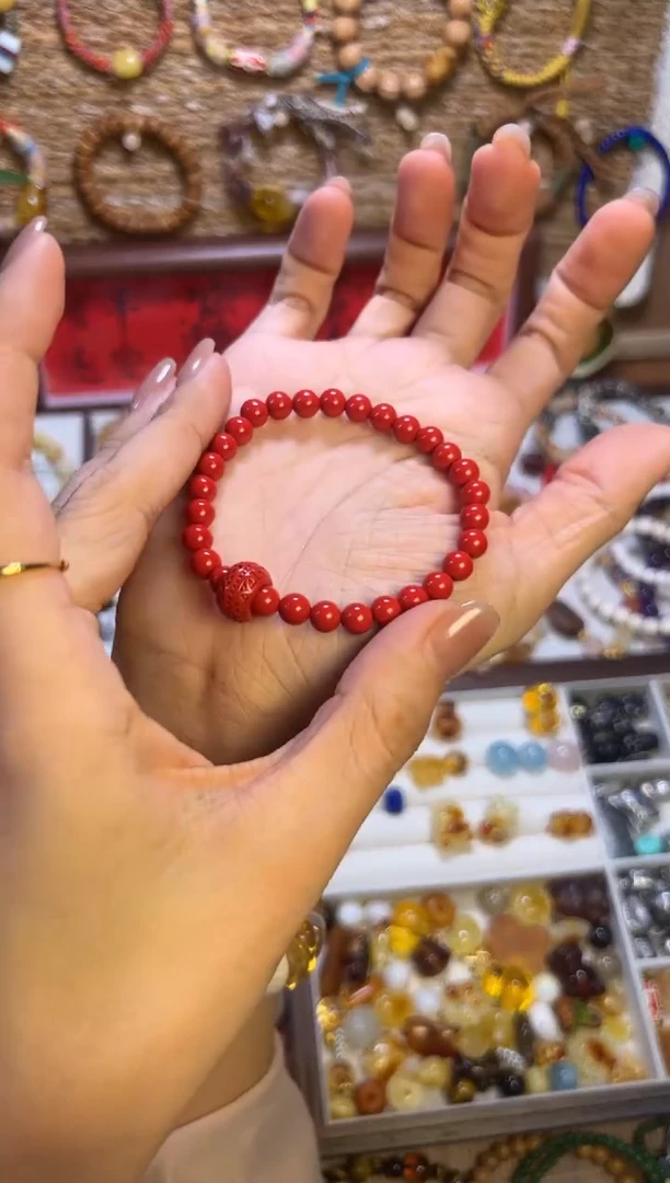 【闪购商品】石膏制品红砂单圈手串