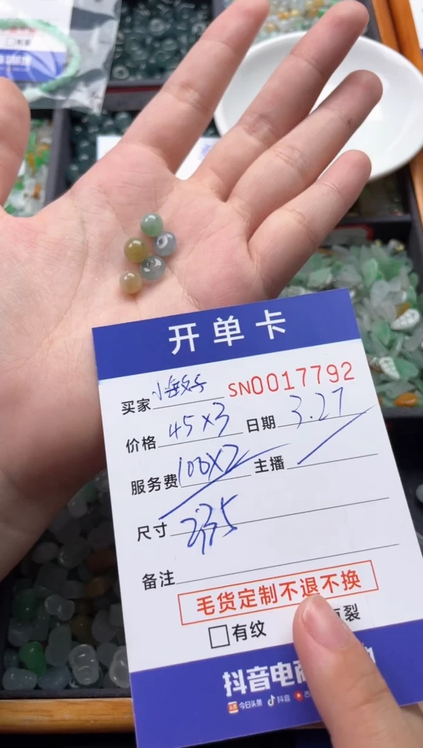 翡翠未镶嵌颈饰00017792