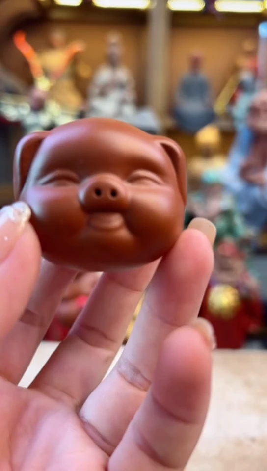 紫砂茶宠器闵茶宠摆件