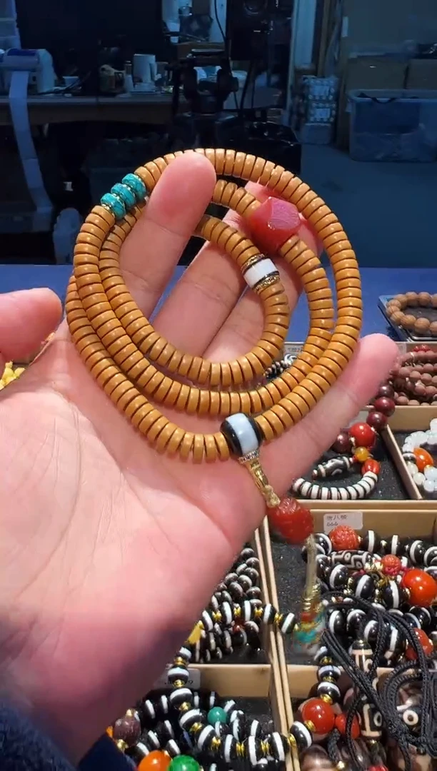 玛瑙/玉髓（覆膜）项链未镶嵌8+108脖挂