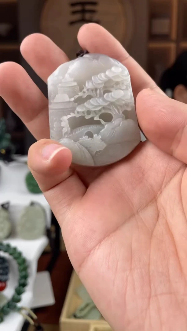 颈饰未镶嵌和田玉拍一发一，多样性发货