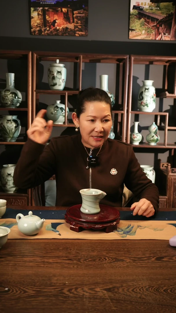 【闪购商品】纯手工 绞胎 公道杯