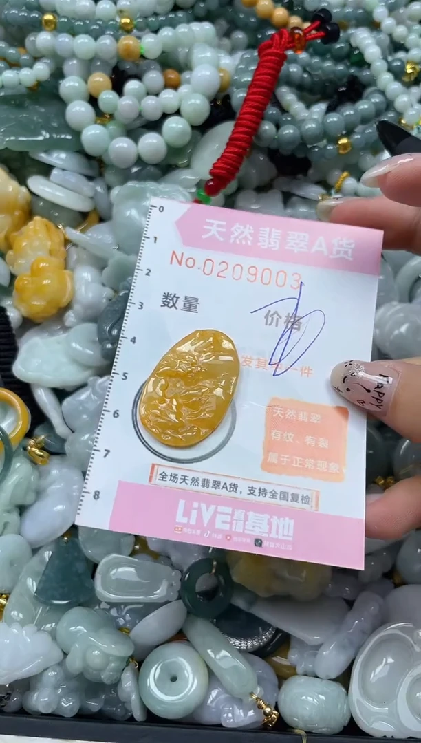 翡翠未镶嵌颈饰闪购0209003