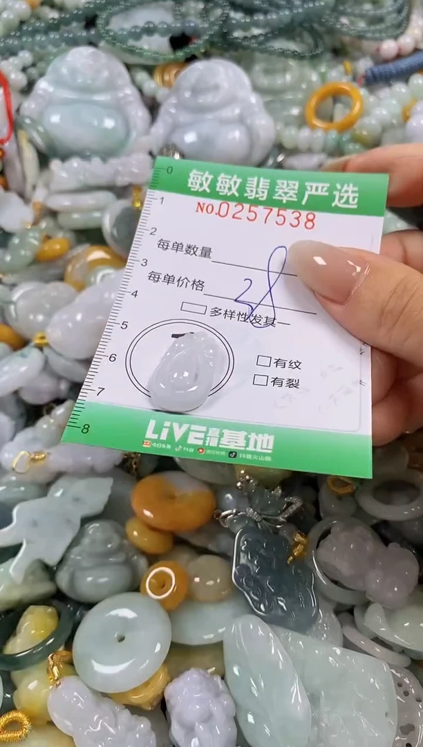 翡翠未镶嵌颈饰闪购0257538