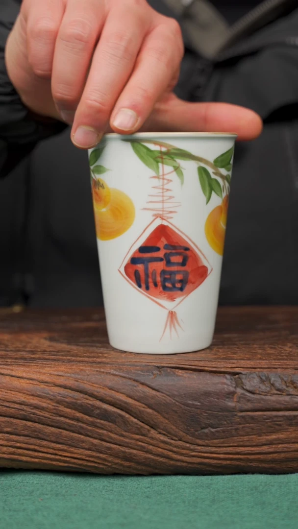 【闪购商品】瓷片102景德镇杯釉下手工手绘瓷器