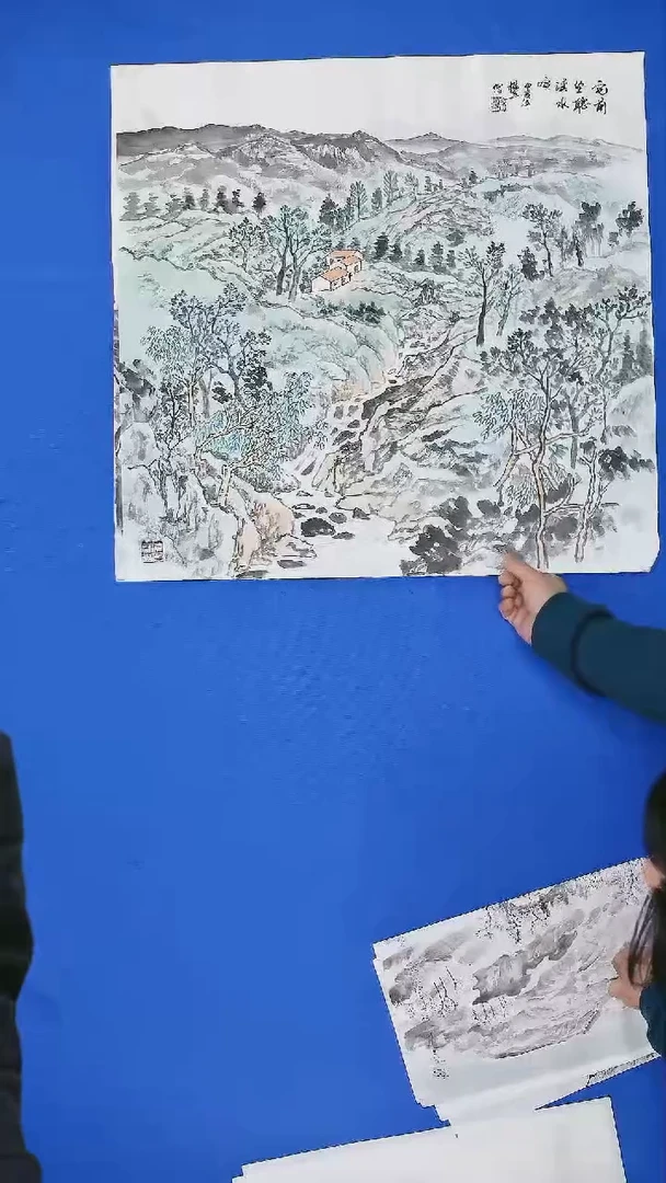 【闪购商品】国画杨立老师四尺斗方国画山水