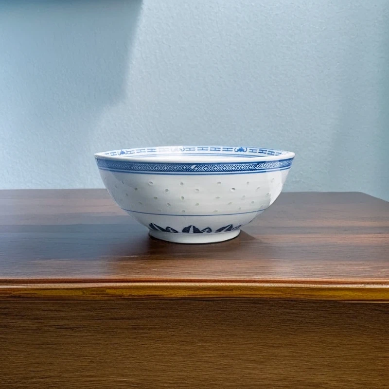 餐具汤碗面碗景德镇高温防烫青花玲珑家用釉下彩高温陶瓷茶杯