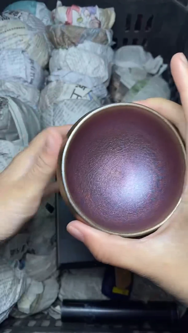 【闪购商品】茶盏糖果 紫钵 盏三疯建盏茶器