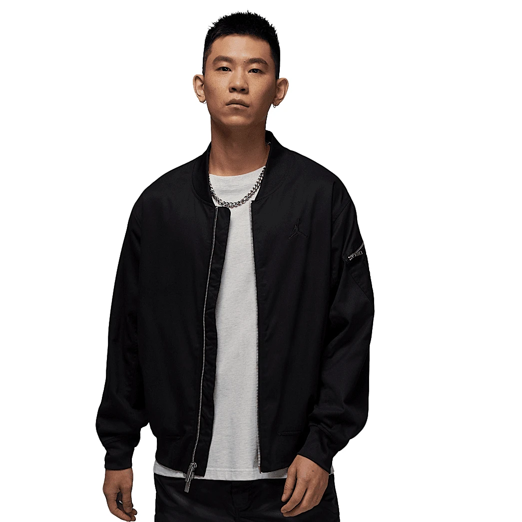 NIKE/耐克官方JORDAN男女款百搭潮流运动休闲拉链外套HF9368-010