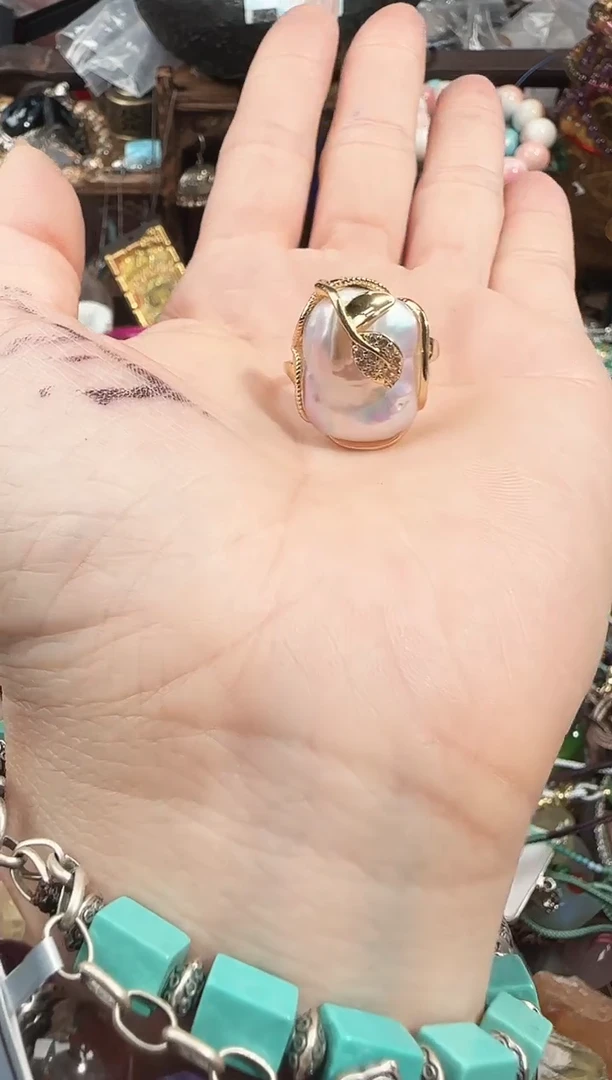 戒指未镶嵌淡水珍珠9655855