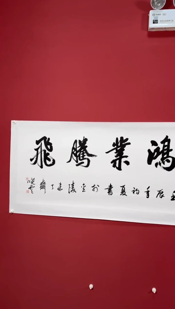 书法鸿业腾飞八平尺书法