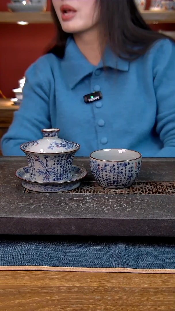 简装家用款2件套 老陶泥开片纹陶瓷茶具