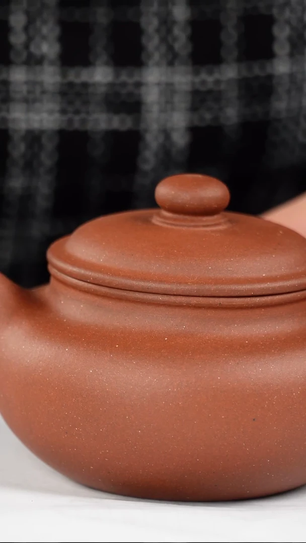 茶壶紫砂黄龙山 紫泥 仿古