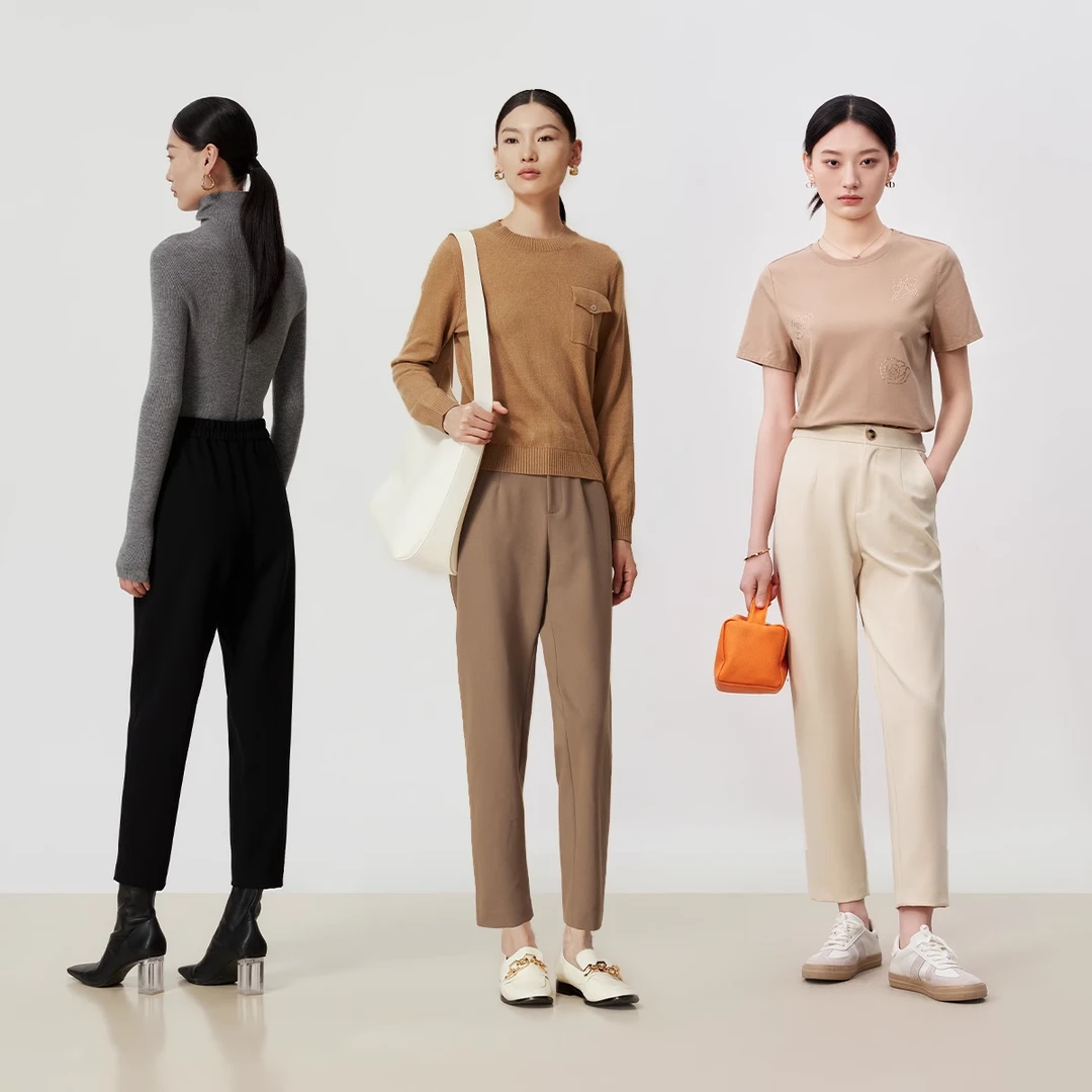 dunnu敦奴哈伦裤轻运动显瘦休闲裤女士长裤8S312106