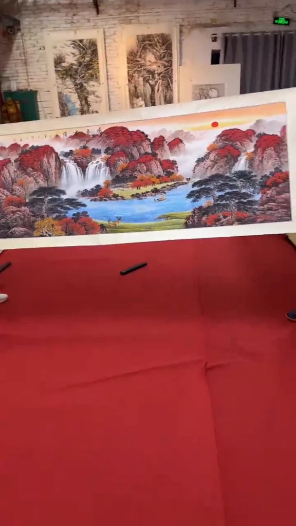 国画国画字画小姐姐真好看