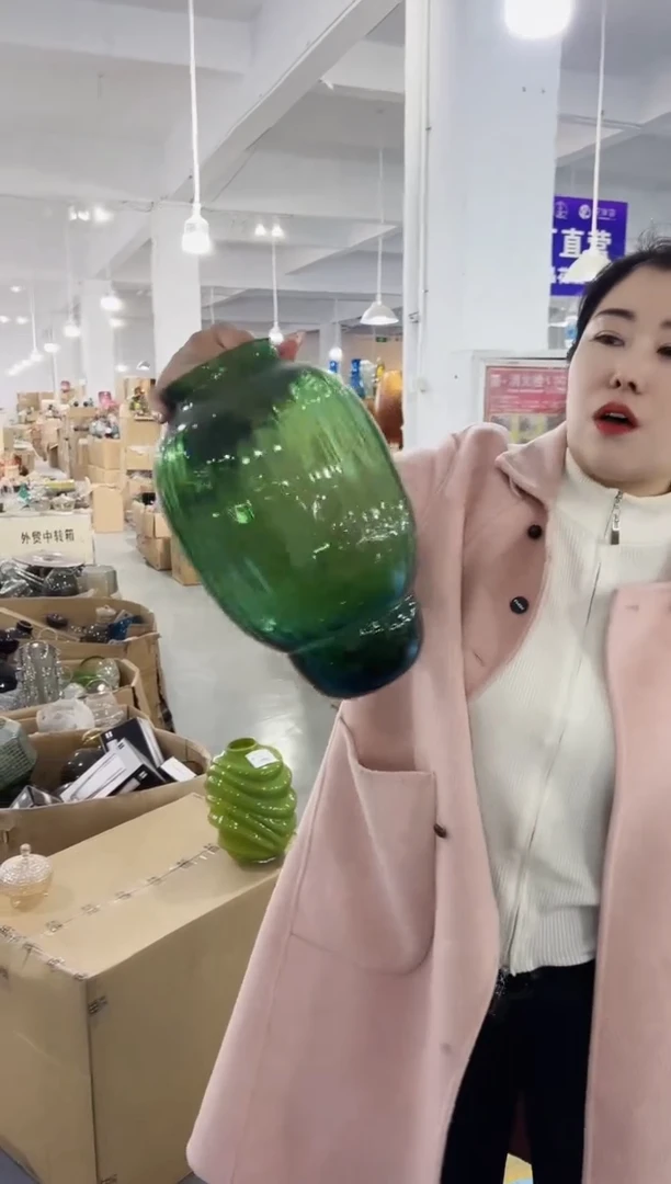 【闪购商品】玻璃花伴你花瓶-微瑕-6H9I