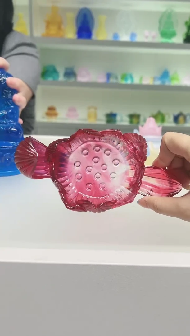 手工艺品琉璃古法琉璃底座