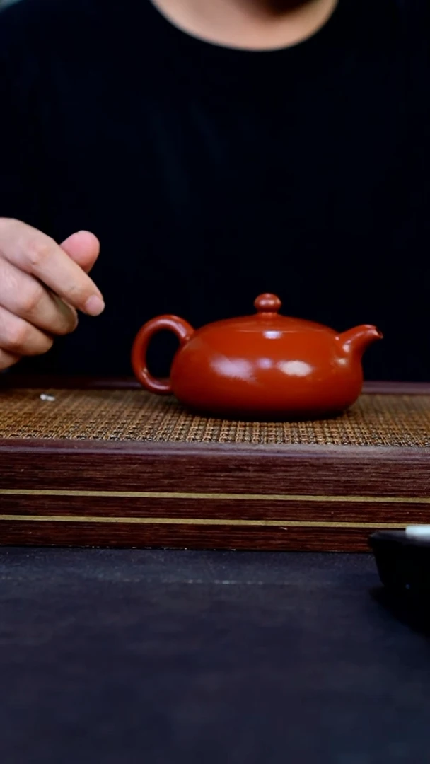 茶壶紫砂SL朱泥大半月
