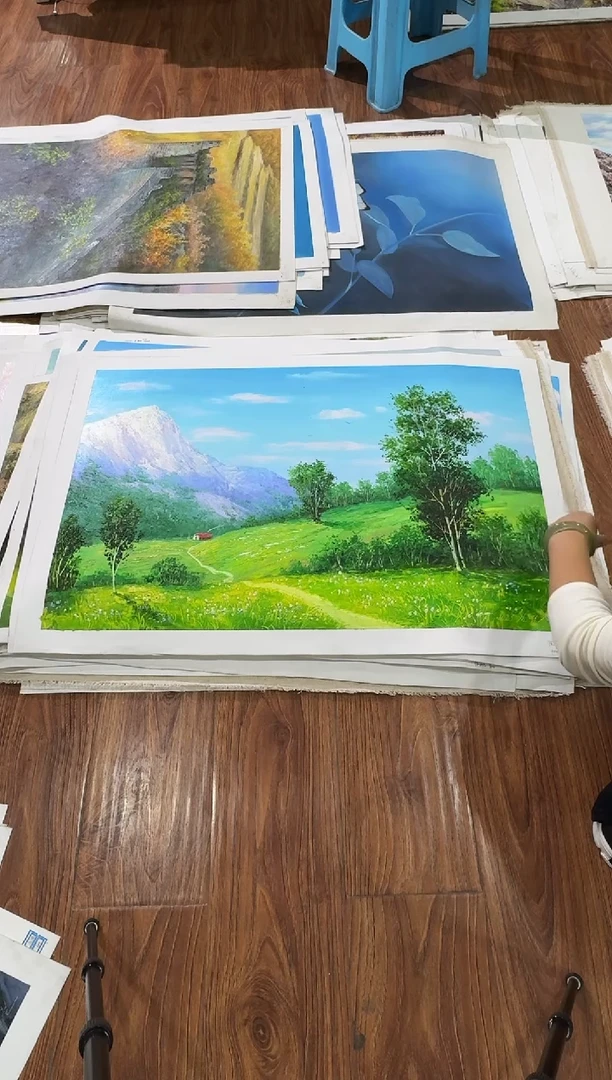 油画【81号】朝鲜原创手绘油画【功勋Ⅰ级画家丨孤品佳作丨顺丰包邮】