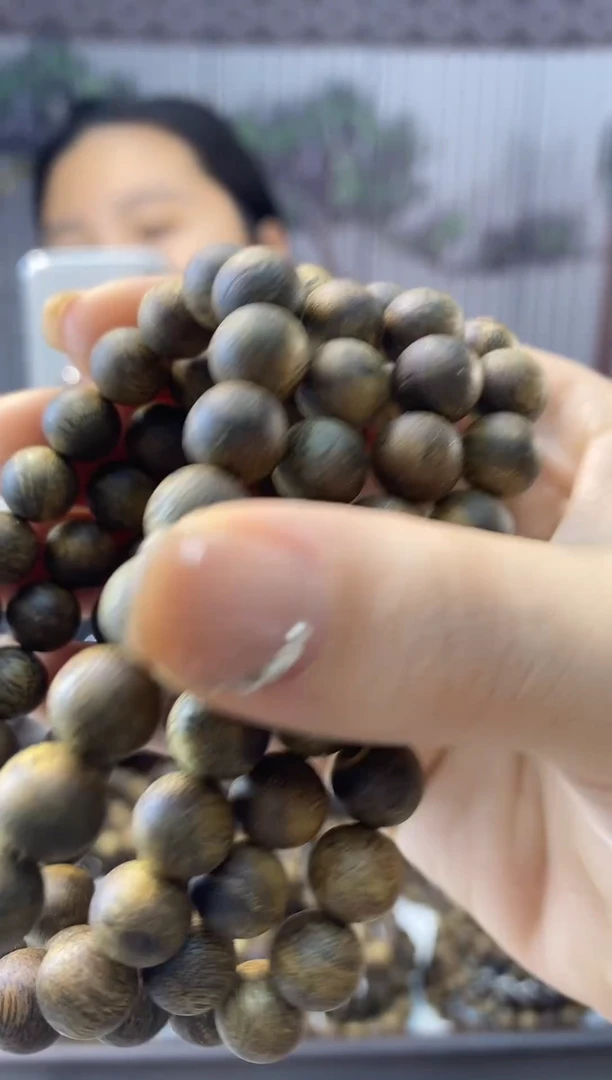 木质非金属棋楠手串DIY