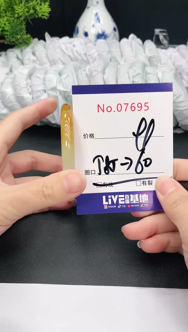 未镶嵌手镯翡翠7695