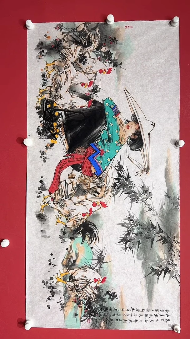 国画刘向平-8.5平尺-国画作品