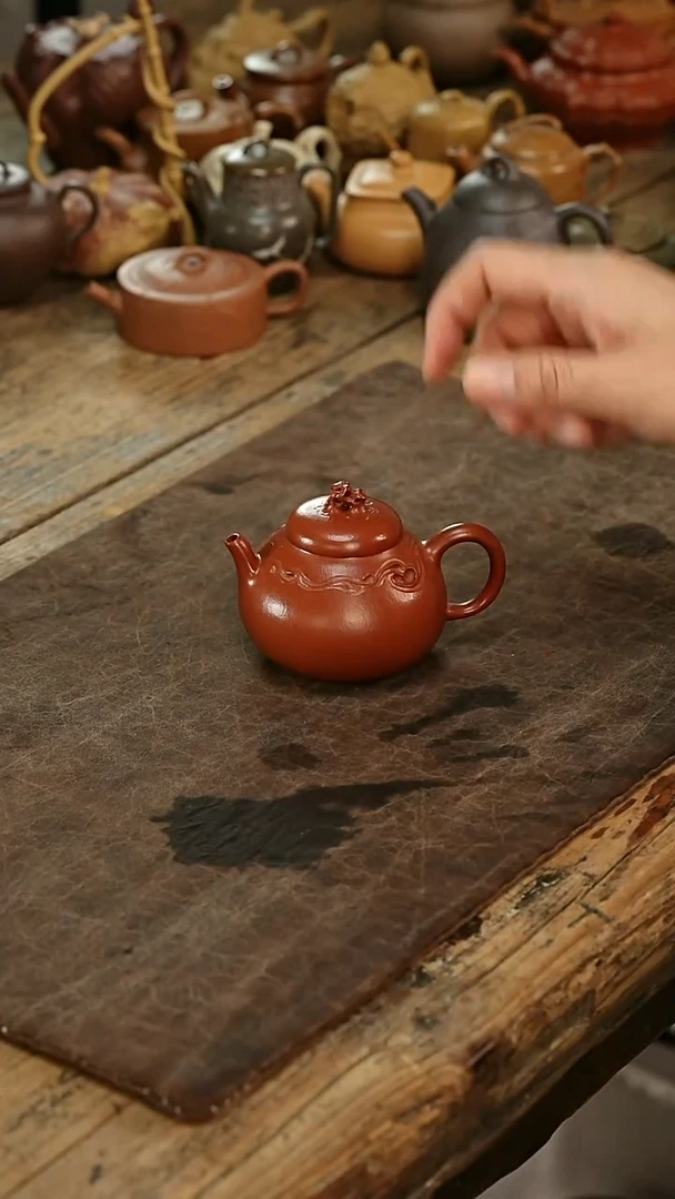 茶壶紫砂石趣壶紫砂壶150毫升