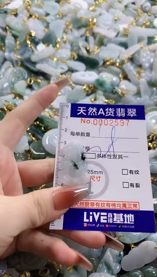 颈饰未镶嵌翡翠天然A货翡翠