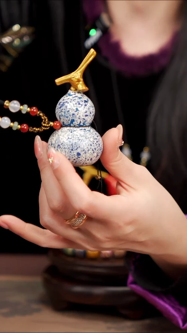 【闪购商品】22易林大漆脖挂小葫芦----138