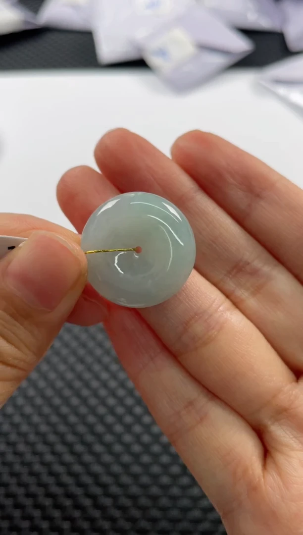 颈饰未镶嵌翡翠1007 平安扣