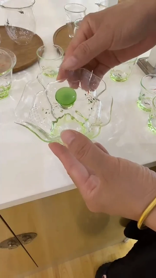 玉见手绘咏露盖碗+冷泡瓶