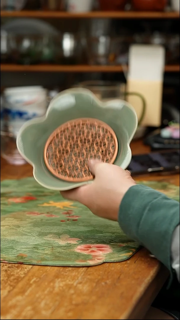 暗香疏影/青瓷花语壶承/吴志坚创作