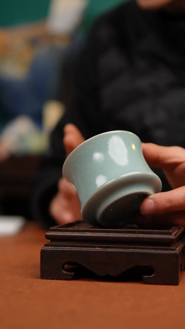 【闪购商品】瓷片原产地冰花鱼鳞马蹄杯微瑕福利