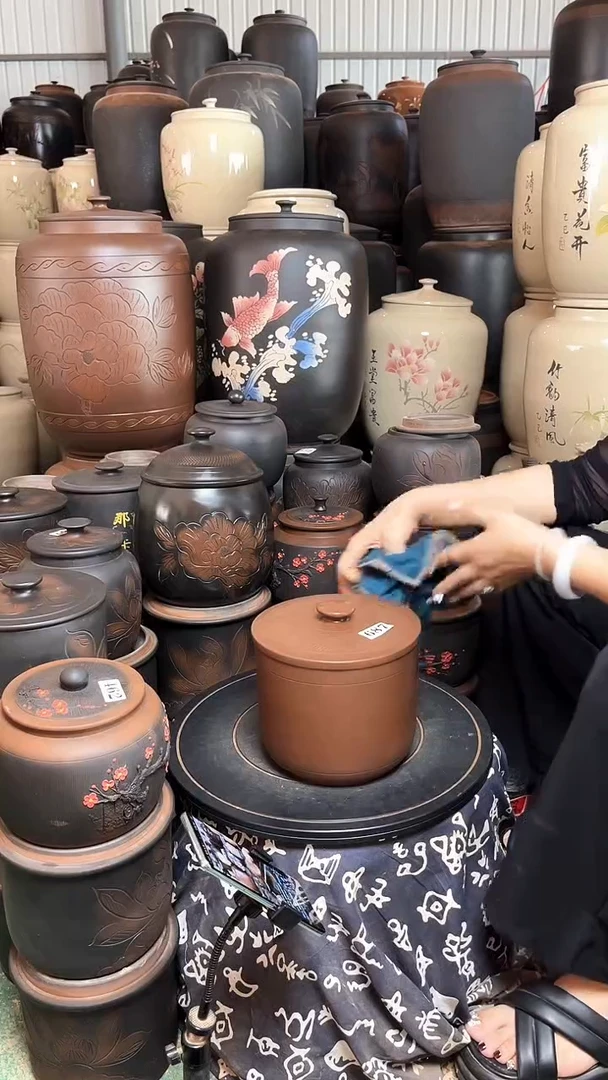 罐大大瑕疵茶叶罐 687 古铜色小五饼