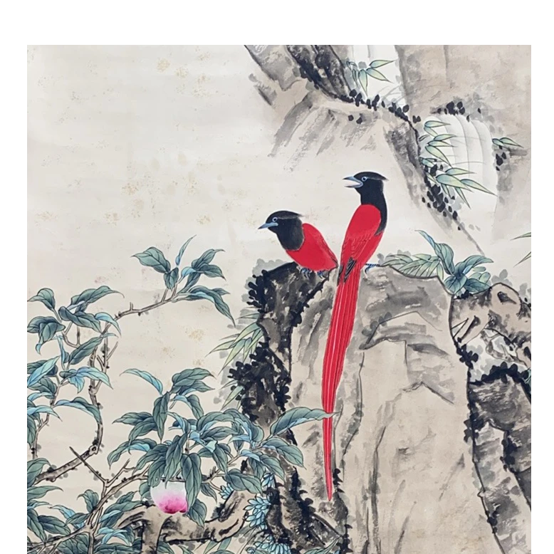 DQ2404世光 花鸟 纸本100*49 2225