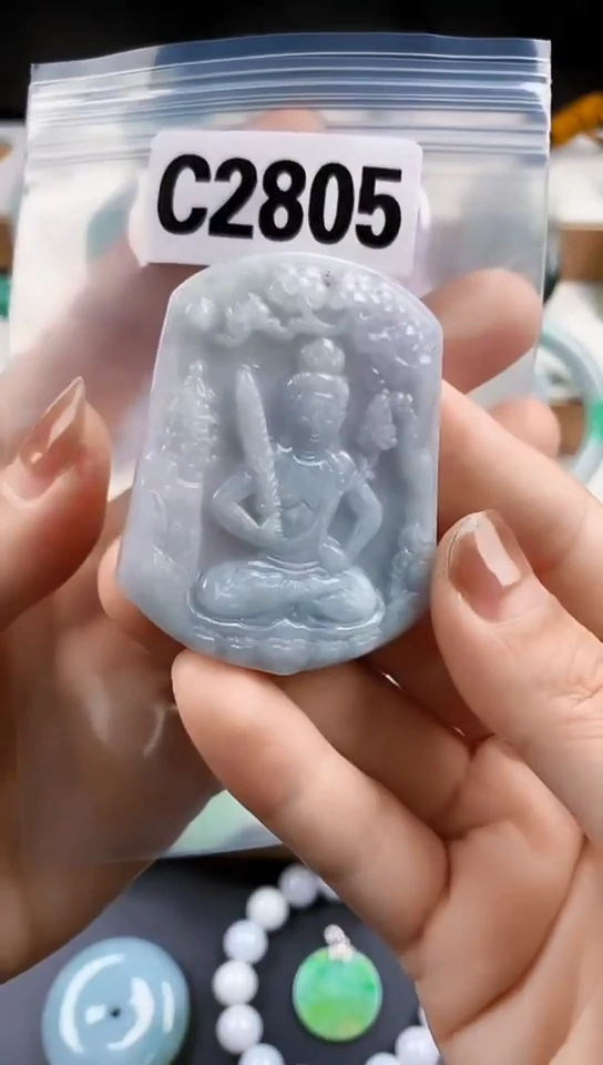 颈饰未镶嵌翡翠天然翡翠吊坠挂件