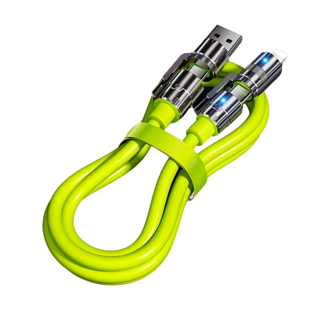 一线四用快充数据线（绿色）