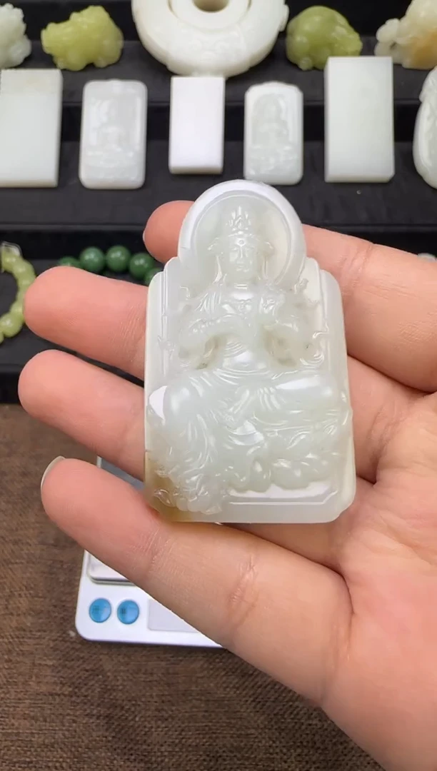 吊坠(不含链)未镶嵌和田玉吊坠