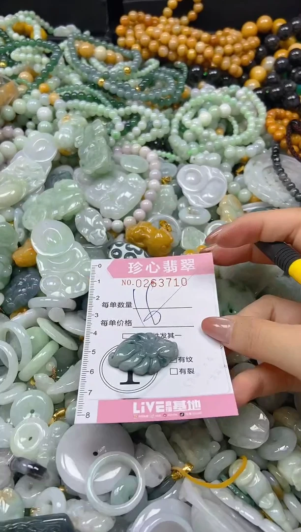 翡翠未镶嵌颈饰闪购0263710