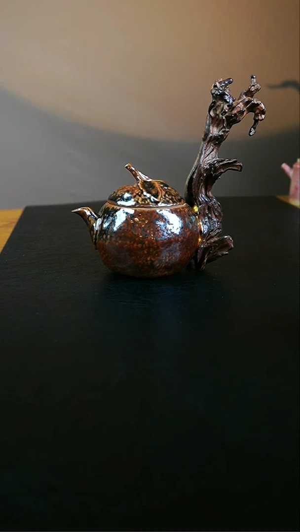 景德镇纯手工柴烧小壶