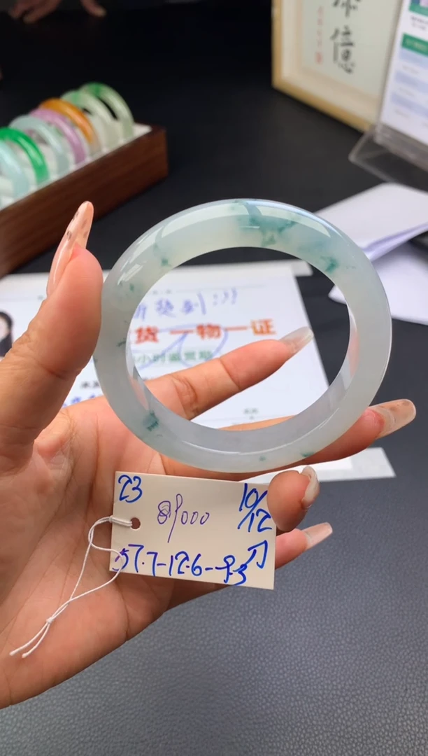 未镶嵌手镯翡翠R**J假一赔三   手镯