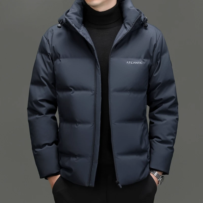 Louis Fordea/路易弗狄羽绒服男款冬季连帽防寒短款大气保暖外套