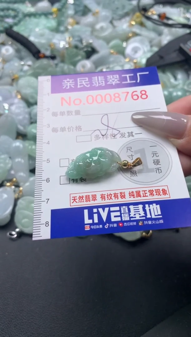 颈饰未镶嵌翡翠8768