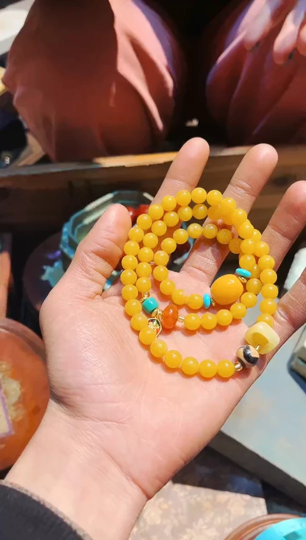 【闪购商品】蜜蜡颈饰未镶嵌七七精品专属链接300