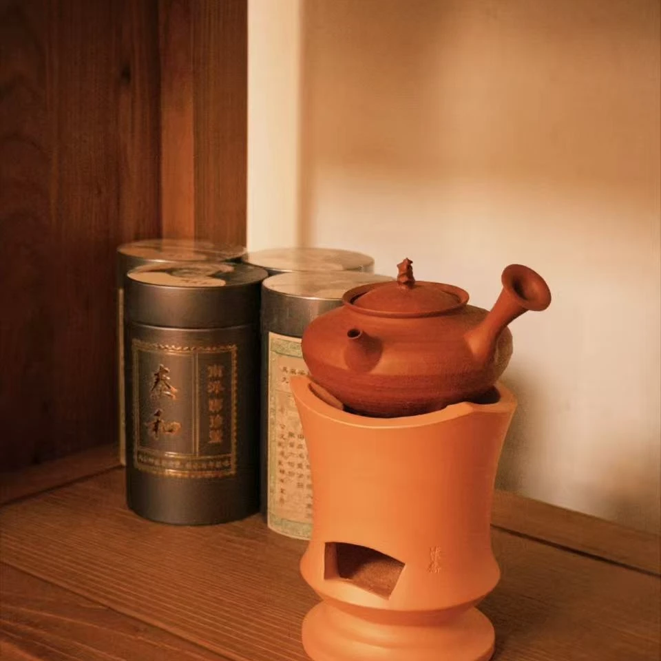 树见造物x皇后丨杯盏流火红泥碳炉套组