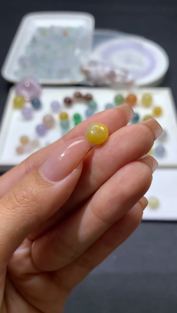 【闪购商品】定制翡翠未镶嵌珠4