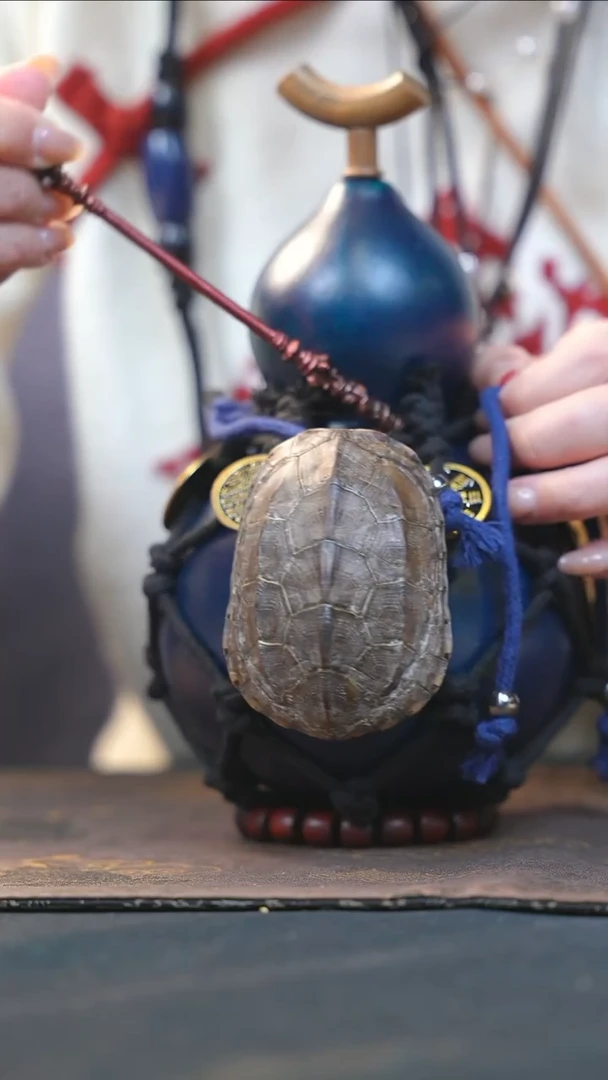 【闪购商品】RT142大漆酒葫芦不包手串及旋转底座