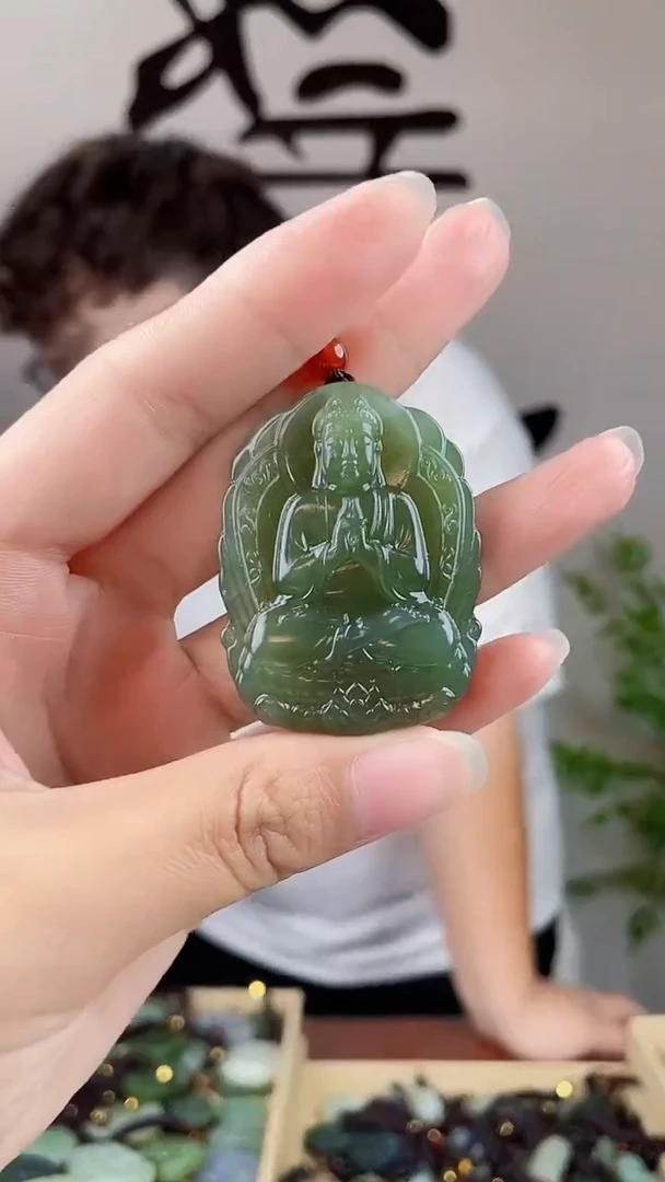 和田玉未镶嵌挂件拍一发一，多样性发货