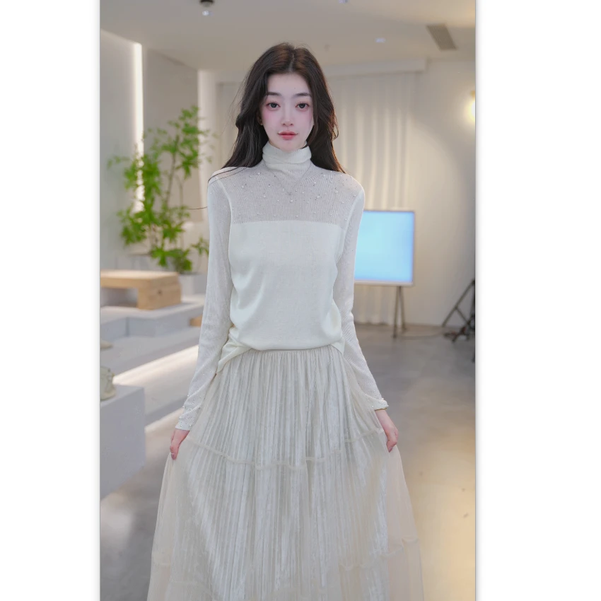 Basic House/百家好新款百搭减龄针织衫  B1405B55052