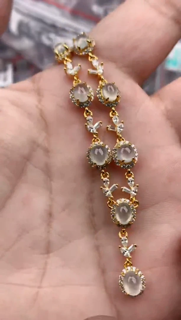 银S925镶嵌戒指翡翠666    5